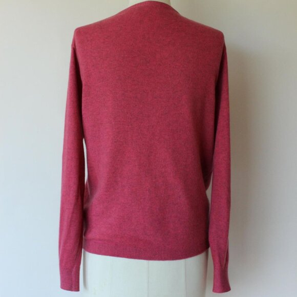 Vintage 1960s Sweater, Pink Cashmere Cardigan by Ballantyne, Size 36, Scotland - Picture 10 of 10